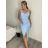 Šaty letné na ramienka dámske (S/M ONE SIZE) TALIANSKA MÓDA IMPSH226357/DR staroružová S/M