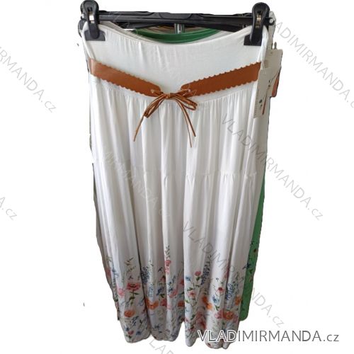 Sukňa dlhá s opaskom dámska (S/M/L ONE SIZE) TALIANSKA MÓDA IM725010