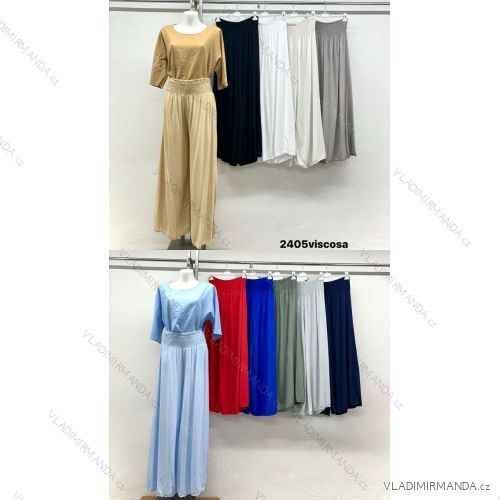 Nohavice dlhé letné dámske nadrozmer (42/44/46 ONE SIZE) IMPSM252405