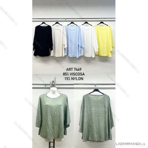 Tričko dlhý rukáv dámske nadrozmer (42/44/46 ONE SIZE) IMPSM257449
