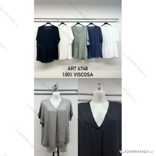 Tričko krátky rukáv dámske nadrozmer (42/44/46 ONE SIZE) IMPSM256748