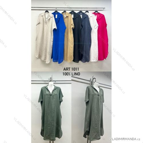 Šaty voľnočasové letné krátky rukáv dámske nadrozmer (42/44/46 ONE SIZE) IMPSM251011