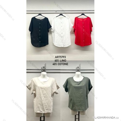 Tričko krátky rukáv dámske nadrozmer (42/44/46 ONE SIZE) IMPSM255793