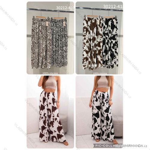 Nohavice dlhé letné dámske (S/M/L ONE SIZE) TALIANSKA MÓDA IMWBL25779