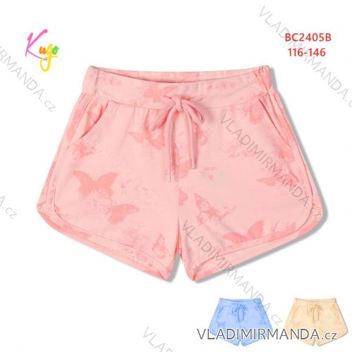 Kraťasy detské až dorast dievčenské (116-146) KUGO BC2405B