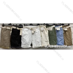 Kraťasy letné s opaskom dámske (S/M/L ONE SIZE) TALIANSKA MÓDA IMWCP25818