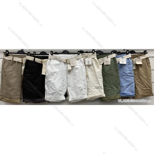 Kraťasy letné s opaskom dámske (S/M/L ONE SIZE) TALIANSKA MÓDA IMWCP25818