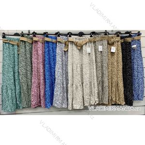 Sukňa dlhá s opaskom dámska (S/M/L ONE SIZE) TALIANSKA MÓDA IMWCP25826
