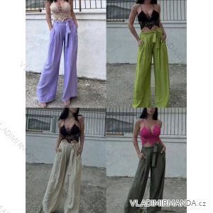 Nohavice dlhé letné dámske (S/M/L ONE SIZE) TALIANSKA MÓDA IMM25M12365