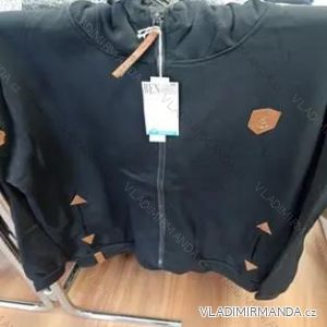 Mikina na zips s kapucňou pánska nadrozmer (4XL-7XL)  VIN256691