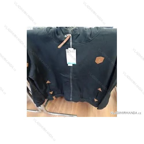Mikina na zips s kapucňou pánska nadrozmer (4XL-7XL)  VIN256691