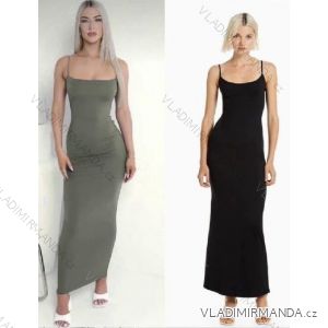 Šaty letné na ramienka dámske (XS/S/M ONE SIZE) TALIANSKA MÓDA IMM25M10766