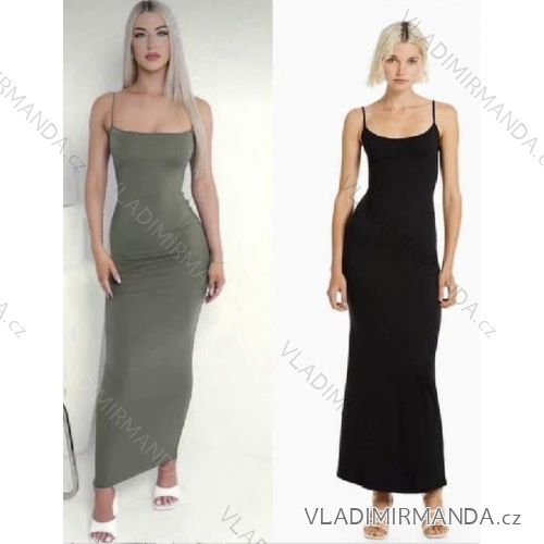 Šaty letné na ramienka dámske (XS/S/M ONE SIZE) TALIANSKA MÓDA IMM25M10766
