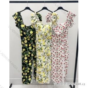 Šaty letné na ramienka dámske (XS/S/M ONE SIZE) TALIANSKA MÓDA IMM25M41070L