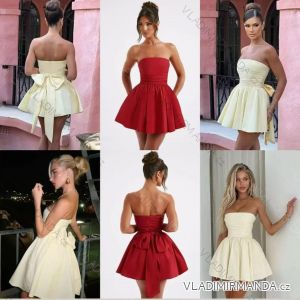 Šaty letné elegantný carmen cez prsia dámske (XS/S/M ONE SIZE) TALIANSKA MÓDA IMM25M32792