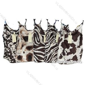 Tielko letné saténové cowprint dámske (XS/S/M ONE SIZE) TALIANSKA MÓDA IMM25M3353