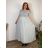 Šaty dlhé voľnočasové letné dámske nadrozmer (44/46/48 ONE SIZE) TALIANSKA MÓDA IM425MARIA-V/DUR 46/48 zelená khaki