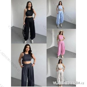 Nohavice dlhé letné dámske (S/M/L ONE SIZE) TALIANSKA MÓDA IMM25M41475