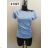Tričko riadok krátky rukáv dámske (XS/S/M ONE SIZE) TALIANSKA MÓDA IMM25M21327