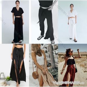 Nohavice dlhé letné dámske (S/M/L ONE SIZE) TALIANSKA MÓDA IMM25M11156