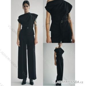 Súprava elegantné tričko krátky rukáv a nohavice dlhé dámske (XS/S/M ONE SIZE) TALIANSKA MÓDA IMM25M32422