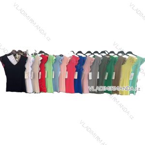 Tričko krátky rukáv dámske (XS/S/M ONE SIZE) TALIANSKA MÓDA IMM25M775