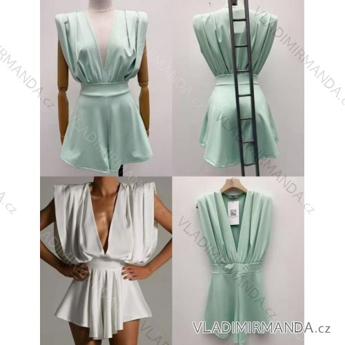 Šaty krátke letné elegantné bez rukávov dámske (XS/S/M ONE SIZE) TALIANSKA MÓDA IMM25M40192