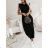 Šaty dlhé letné elegantné bez rukávov dámske (XS/S/M ONE SIZE) TALIANSKA MÓDA IMM25M29655