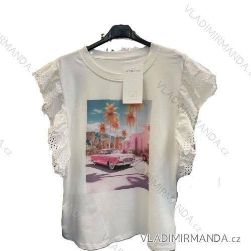 Tričko top bez rukávov cowprint dámske (XS/S/M ONE SIZE) TALIANSKA MÓDA IMM25M2965