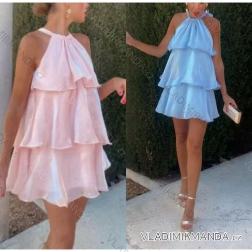 Šaty letné bez rukávu dámske (XS/S/M ONE SIZE) TALIANSKA MÓDA IMM25M40761