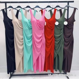 Šaty elegantné letné na ramienka dámske (XS/S/M ONE SIZE) TALIANSKA MÓDA IMM25M41272