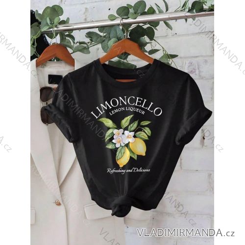 Tričko krátky rukáv dámske (XS/S/M ONE SIZE) TALIANSKA MÓDA IMM25M2415M