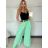 Nohavice elegantné s opaskom dámske (S/M/L ONE SIZE) TALIANSKA MÓDA IMD25006