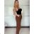 Nohavice dlhé dámske (S/M ONE SIZE) TALIANSKA MÓDA IMPVN25428/DU -   tmavo modrá -   S / M
