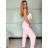 Nohavice dlhé dámske (S/M ONE SIZE) TALIANSKA MÓDA IMPVN25428/DU -   tmavo modrá -   S / M