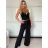 Nohavice dlhé letné dámske (S/M/L ONE SIZE) TALIANSKA MÓDA IMWCH25SILA