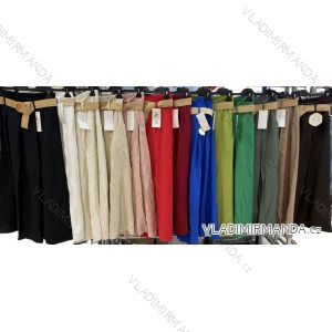 Sukňa dlhá s opaskom dámska (S/M/L ONE SIZE) TALIANSKA MÓDA IMM25M7755