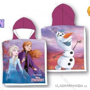 Pončo frozen detské dievčenské (55x110 cm) SETINO FRO24-2002CG
