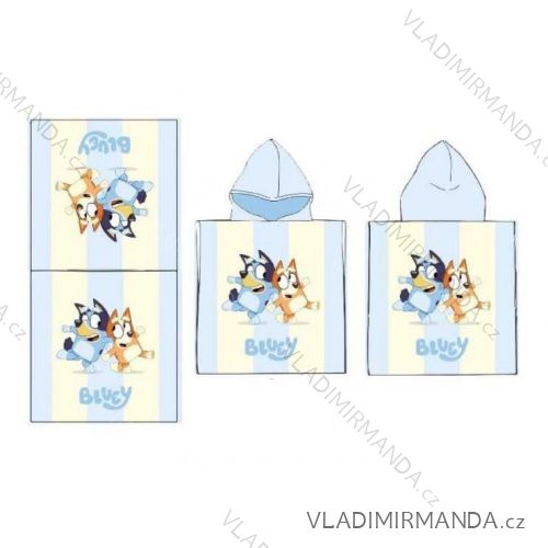 Pončo bluey detské chlapčenské (55x110 cm) SETINO BY-3021P