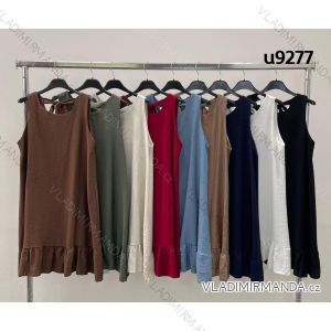 Šaty voľnočasové letné bez rukávov dámske (S/M/L ONE SIZE) TALIANSKA MÓDA IMM25M9277