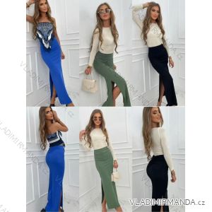 Sukňa dlhá dámska (XS/S/M ONE SIZE) TALIANSKA MÓDA IMM25M34549