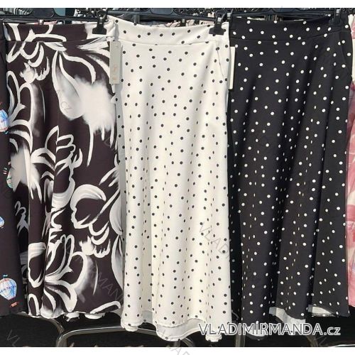 Sukňa dlhá bodka dámska (XS/S/M ONE SIZE) TALIANSKA MÓDA IMM25M4187