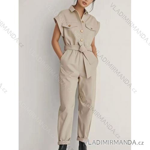 Overal elegantný krátky rukáv dámsky (XS/S/M ONE SIZE) TALIANSKA MÓDA IMM25M58009