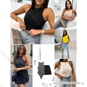 Body elegantné bez rukávov dámske (XS/S/M ONE SIZE) TALIANSKA MÓDA IMM25M32314