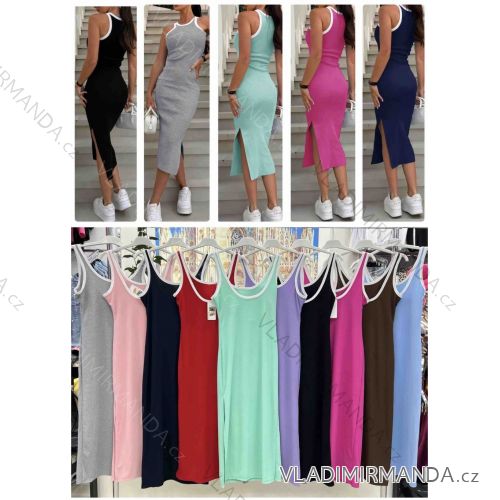 Šaty športové bez rukávov dámske (S/M/L ONE SIZE) TALIANSKA MÓDA IMWB25872