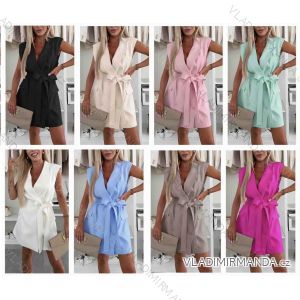 Šaty krátke elegantné letné bez rukávov dámske (XS/S/M ONE SIZE) TALIANSKA MÓDA IMWB25884