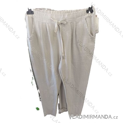 Nohavice dlhé letné dámske (S/M/L ONE SIZE) TALIANSKA MÓDA IM725022