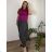 Nohavice s gumou široké letné dámske nadrozměr LADY (50/52/54 ONE SIZE) TALIANSKA MóDA IMSM25LADY