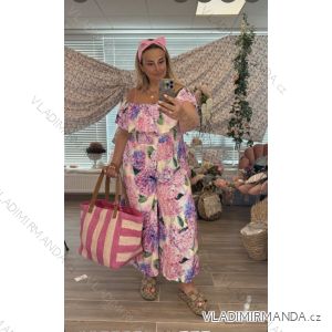 Overal dlhý carmen dámsky nadrozmer (42/44/46 ONE SIZE) TALIANSKA MÓDA IMWEC25040