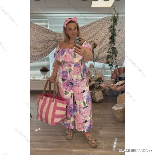 Overal dlhý carmen dámsky nadrozmer (42/44/46 ONE SIZE) TALIANSKA MÓDA IMWEC25040
